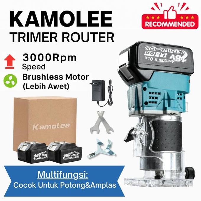 HOT SALE Kamolee Mesin Serut Kayu - Mesin Trimmer Kayu - Pemangkas Ukiran Tangan - Mesin Router Trim