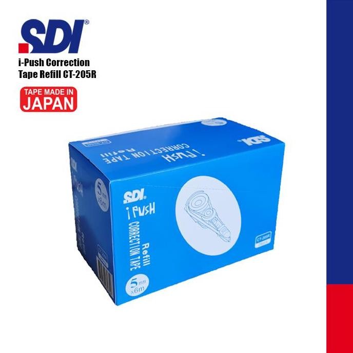 

TERMURAH - SDI CT-205R Refill Tip-ex / Correction Tape 24pcs