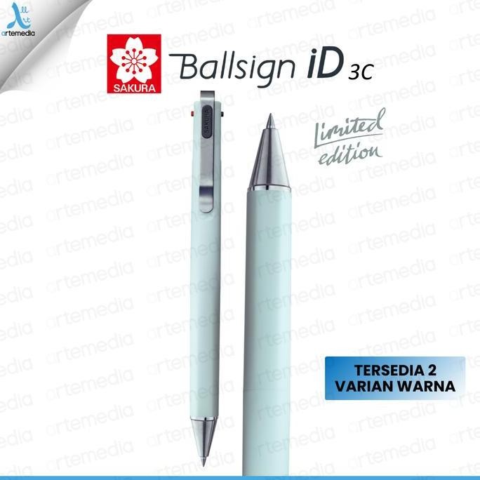 

NEW Sakura Ballsign ID 3C Multipen Ballpoint Gel Pen Retractable - Limited Edition