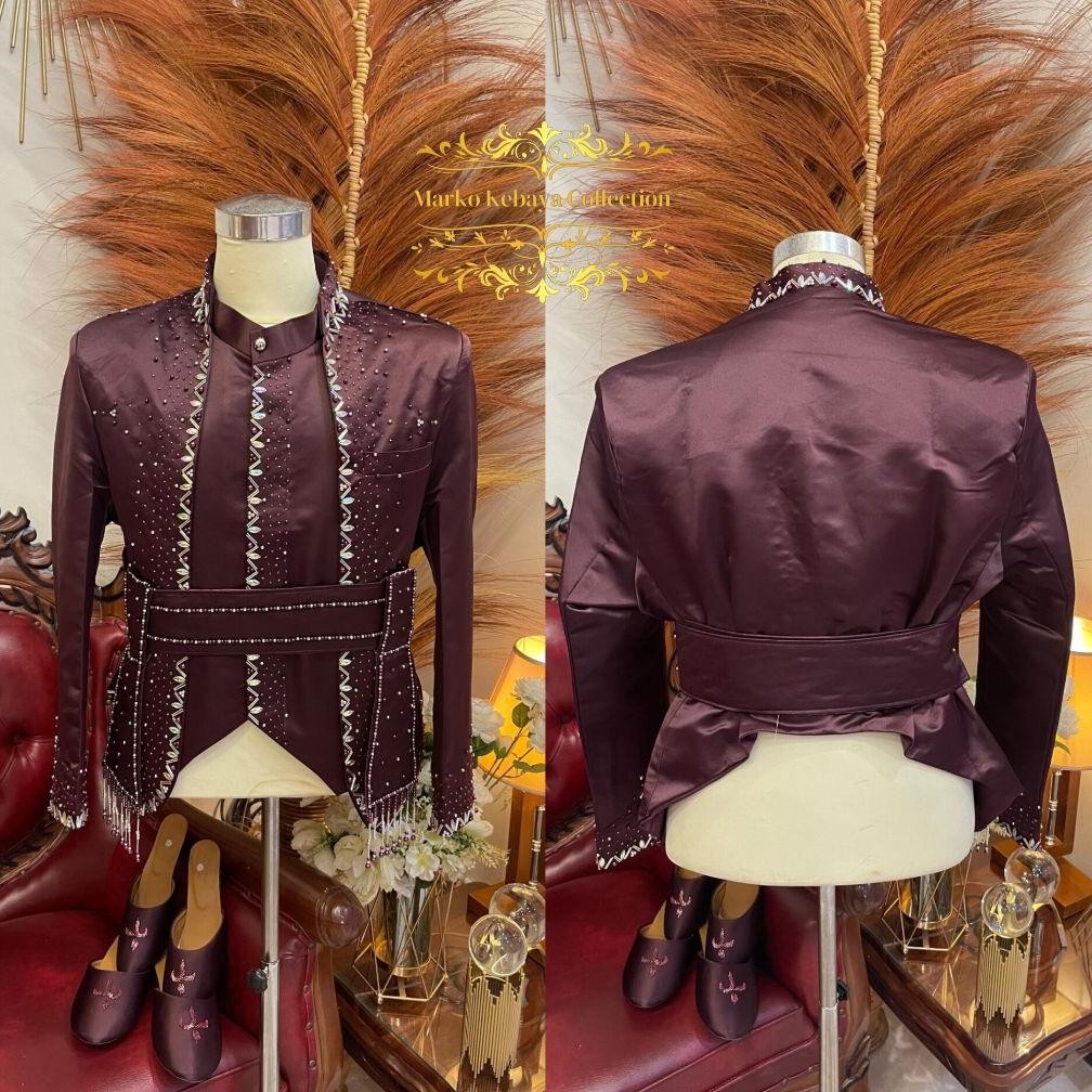Beskap pengantin pria jawa Beskap pengantin jawa Beskap jawa pria premium Baju pengantin pria jawa B
