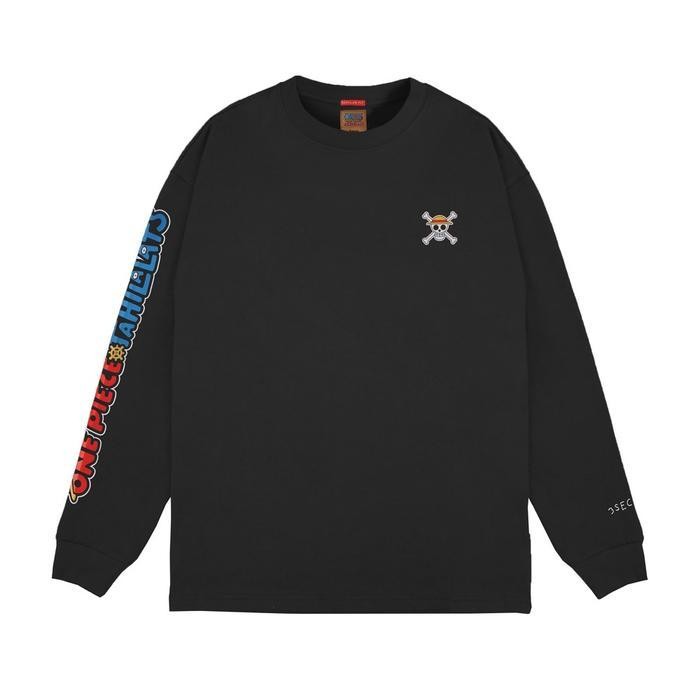 3Second X One Piece X Tahilalats Kaos Pria Lengan Panjang Relaxed Fit Samurai Ryuma 480924