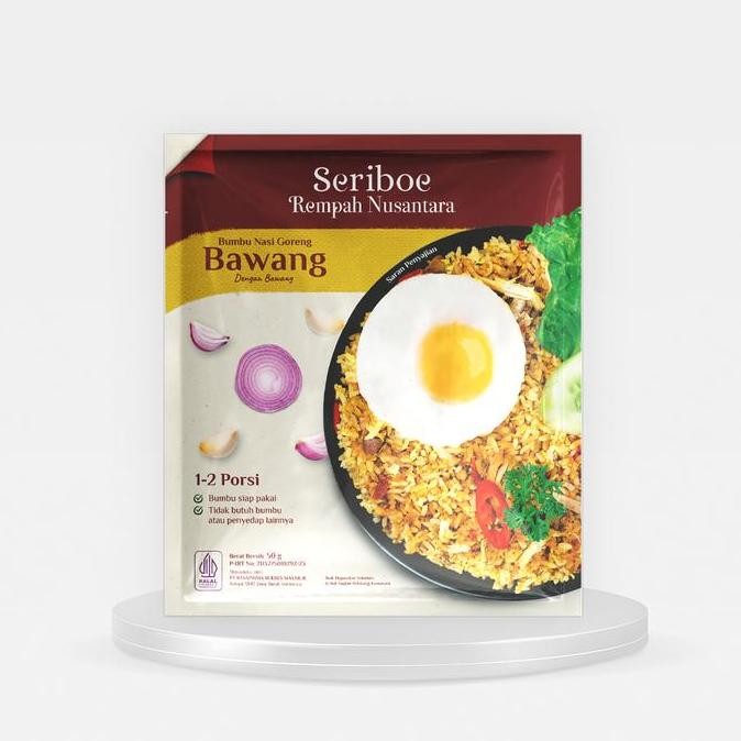 

DISKON! BUMBU NASI GORENG BAWANG REMPAH NUSANTARA 50GR X 6PCS BUMBU MASAK PRAKTIS LEZAT