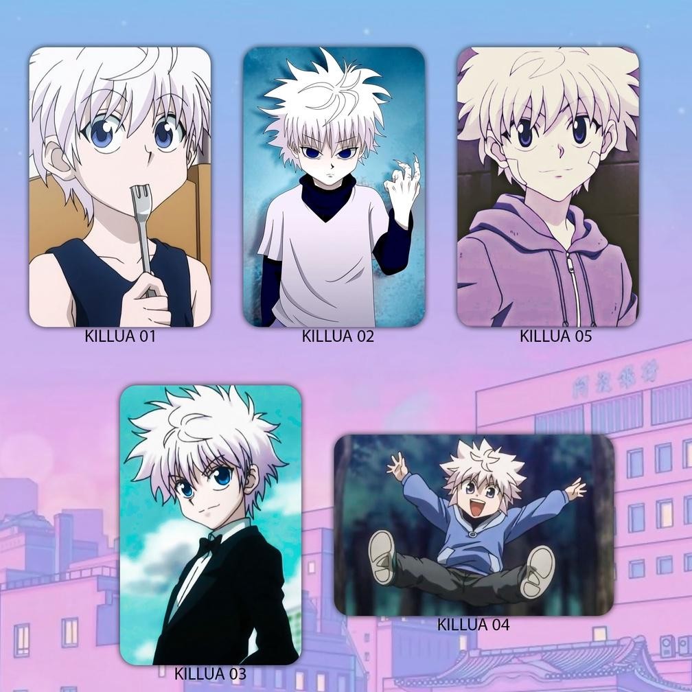 Tru-63 Lnb-1217 Photocard Foto Anime Jepang Killua Zoldyck Photo Idola Tru-63