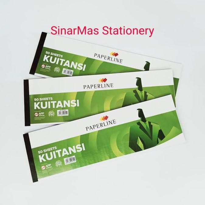 

DISKON! [PAK] BUKU KWITANSI PAPERLINE UKURAN BESAR | KWITANSI PPL 50 LEMBAR