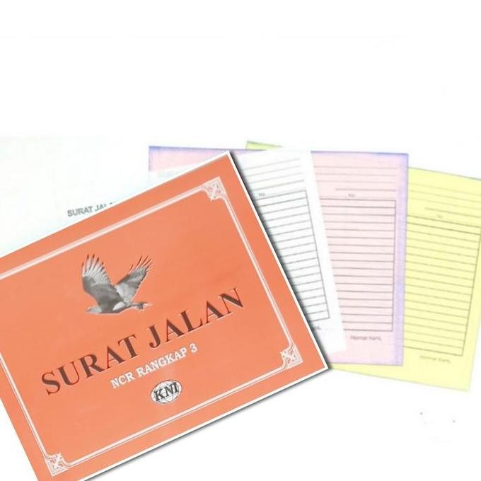 

DISKON! SURAT JALAN NCR 3 RANGKAP 3 PLY KNI BON JALAN PERUSAHAAN