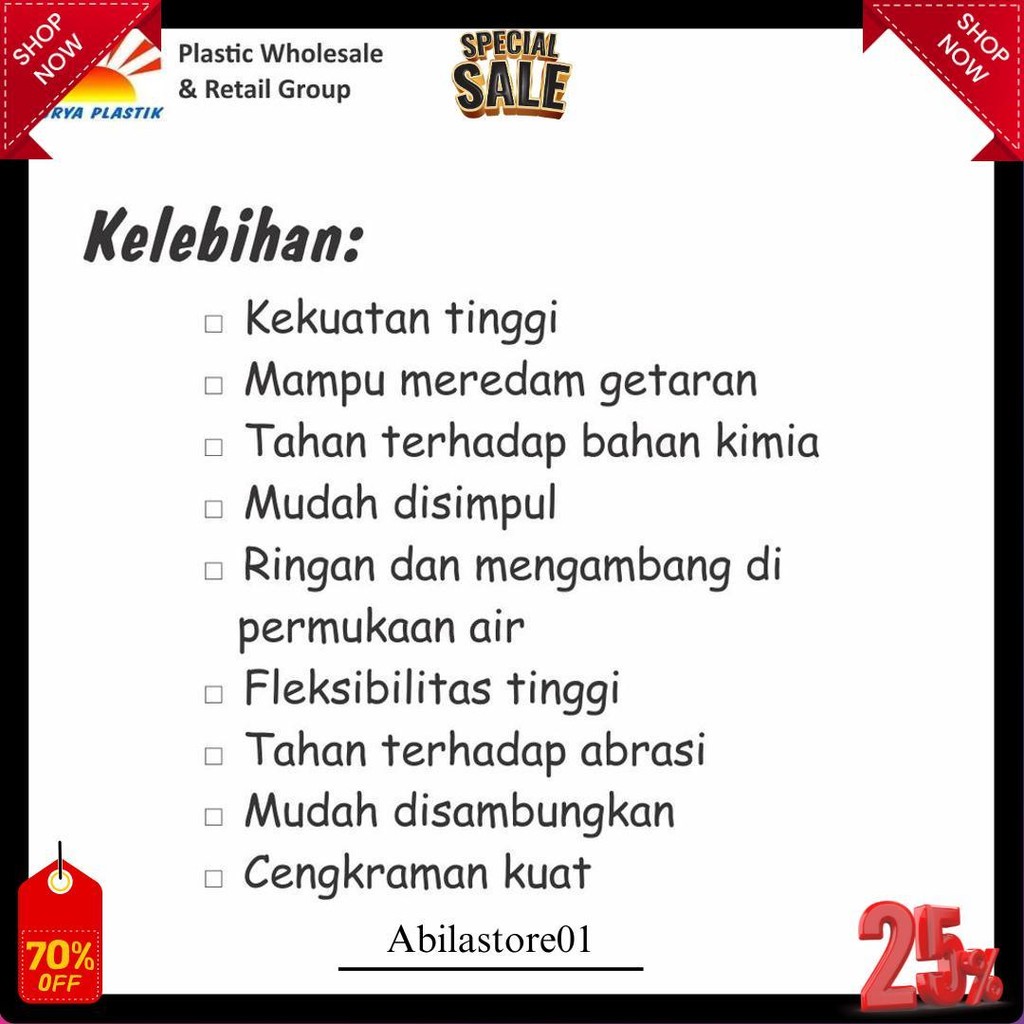 

Tali Tampar Ukuran 2Mm Panjang 220 Meter Gratis Ongkir