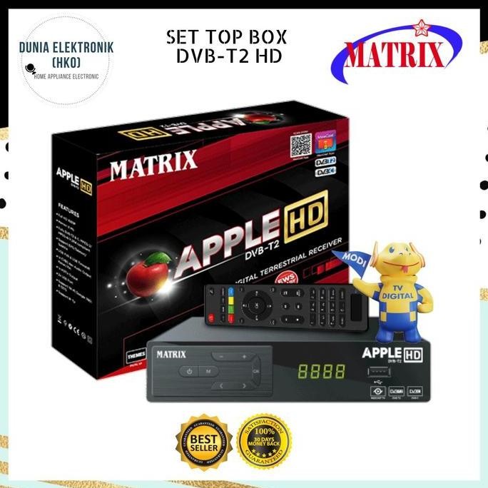 TERBARU - Set Top Box Digital Matrix Merah || Setop Box Matrix DVB-T2