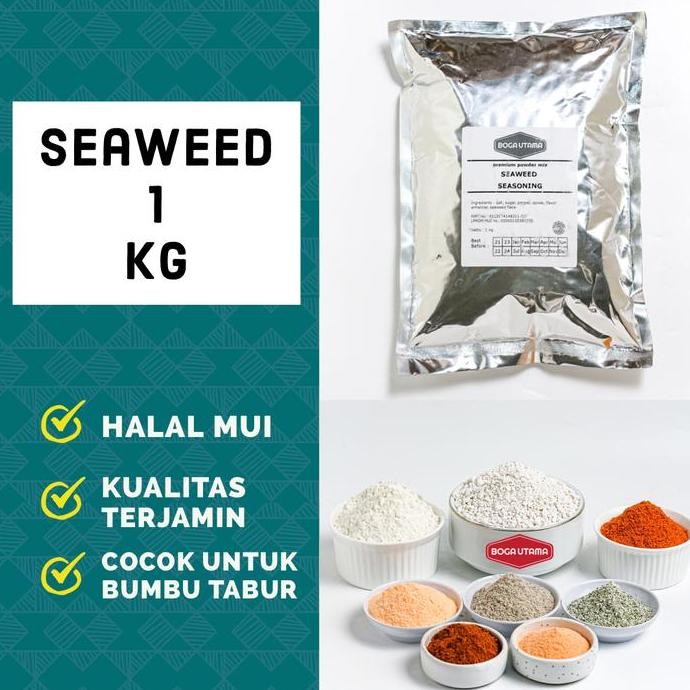 

DISKON! SEAWEED SEASONING 1KG BUMBU RUMPUT LAUT SNACK TAIWANESE CHICKEN HALAL