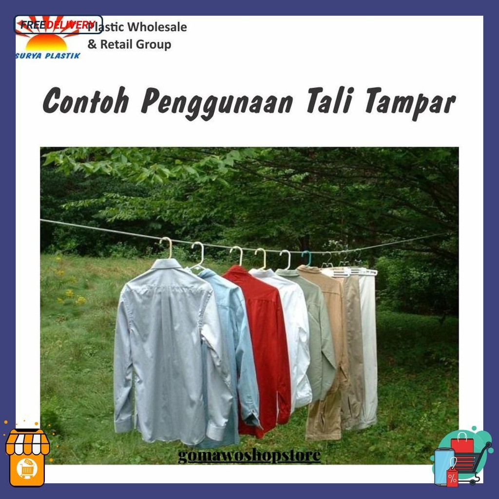 

Tali Tampar Ukuran 2Mm Panjang 220 Meter Gratis Ongkir