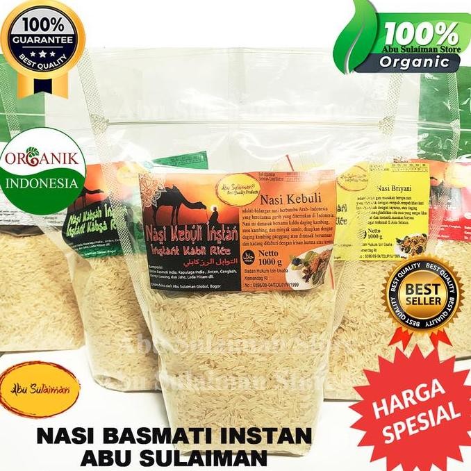 

DISKON! BERAS BASMATI 1KG + BUMBU SHAWARMA ABU SULAIMAN LENGKAP KISMIS BOMBAY