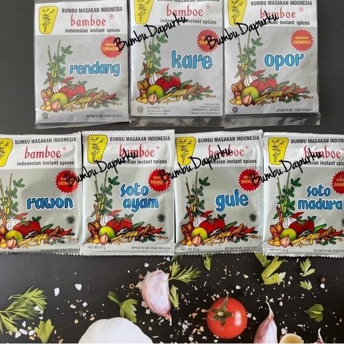 

DISKON! BAMBOE MINI BUMBU MASAKAN INDONESIA PAKET 20 SACHET MIX