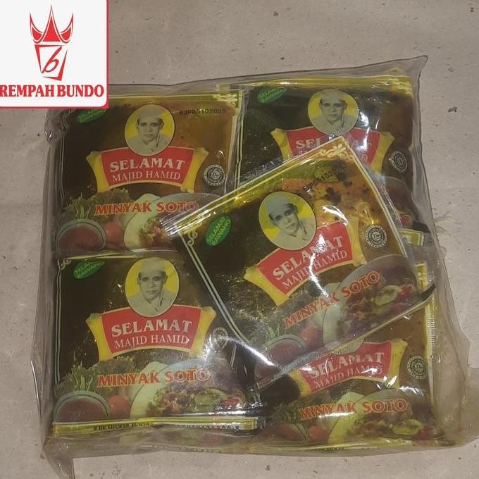

DISKON! BUMBU MINYAK SOTO PADANG SELAMAT MAJID HAMID 20 SACHET | BUMBU MASAK HALAL