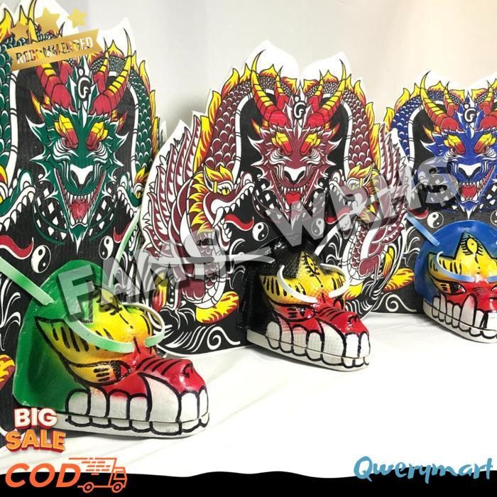 Barongan Anak Ukuran Sedang Spons Dragon Barongan Spons Barongan Barongan Murah Jawa Timur