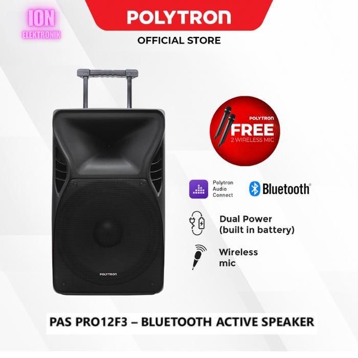 POLYTRON PASPRO 12F3 / PASPRO12F3 / PASPRO-12F3 SPEAKER Berkualitas Terbaru