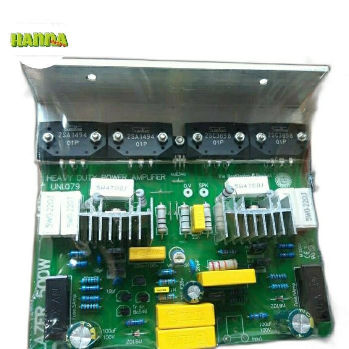 kit power amplifier mono 500 watt lazer tr sanken original
