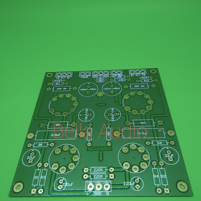 PCB EL84 Single Ended stereo