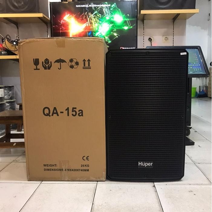 Speaker Aktif Huper QA15 QA 15 15" ORIGINAL Huper QA-15 Active Speaker Berkualitas Terbaru