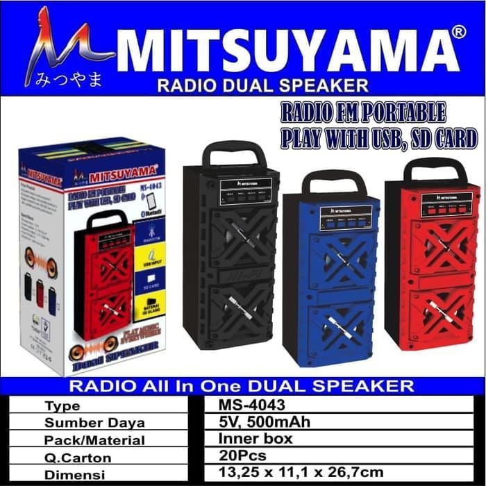 SPEAKER BLUETOOTH MITSUYAMA MS-4043