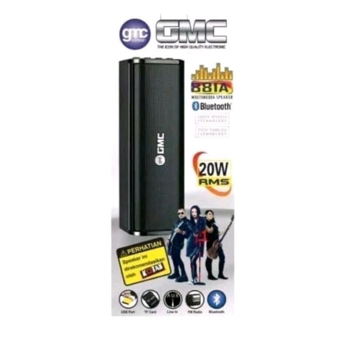 Speaker Bluetooth GMC-881A Support Memori Aux Radio / Speaker Bluetooth GMC Super Bass