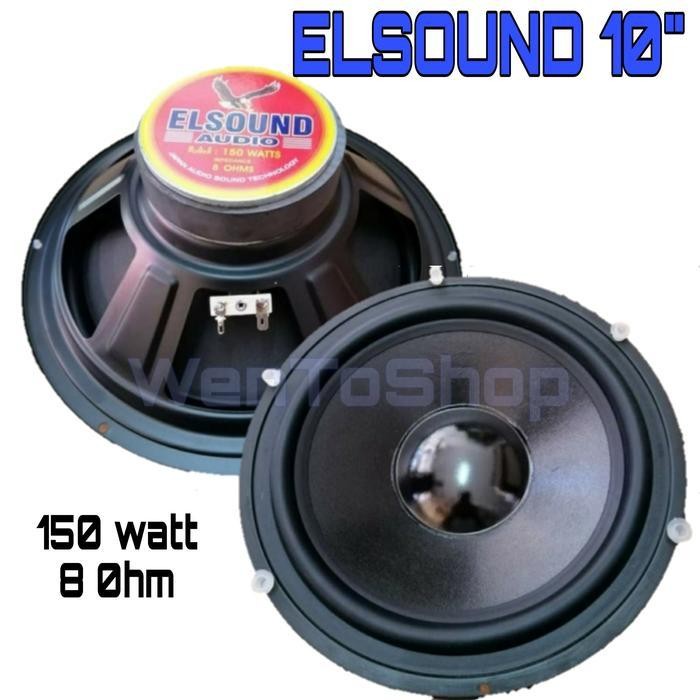 Speaker Elsound 10 Inch Woofer Bass Original - Elsound 10 Inch