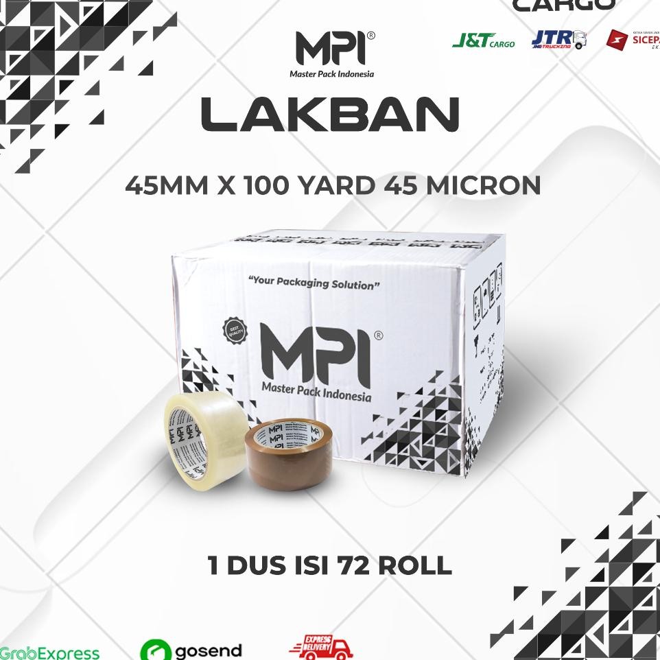 

Cargo 1 Dus 72 Roll Lakban 2 X 100 Yard 45 Micron Bening Coklat Master Pa Indonesia