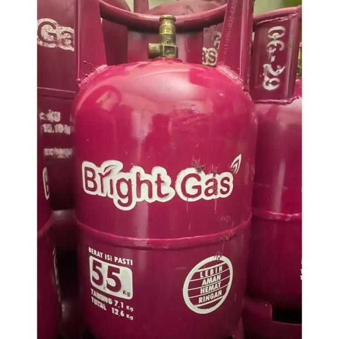 Tabung gas 5,5kg / tabung bright gas / tabung pink