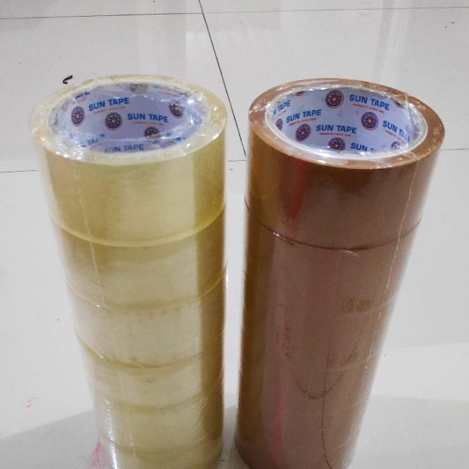 

Lakban Bening 2 Inc Isi 6 Rol Lakban Plastik Double Tape