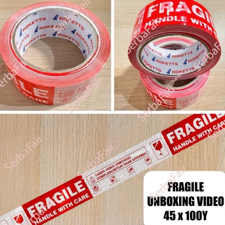 

Lakban Fragile Video Unboxing Rokett 2 Inch 45Mm 100 Yards Ecos Top Ter