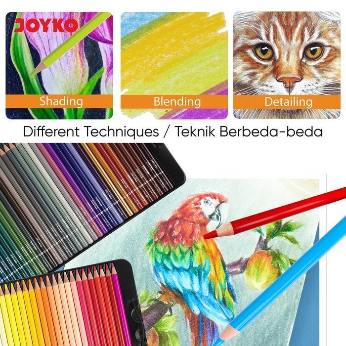 

Joyko Premium Oil Color Pencil Pensil Warna Cp-Tc126 Original Dan Terpercaya