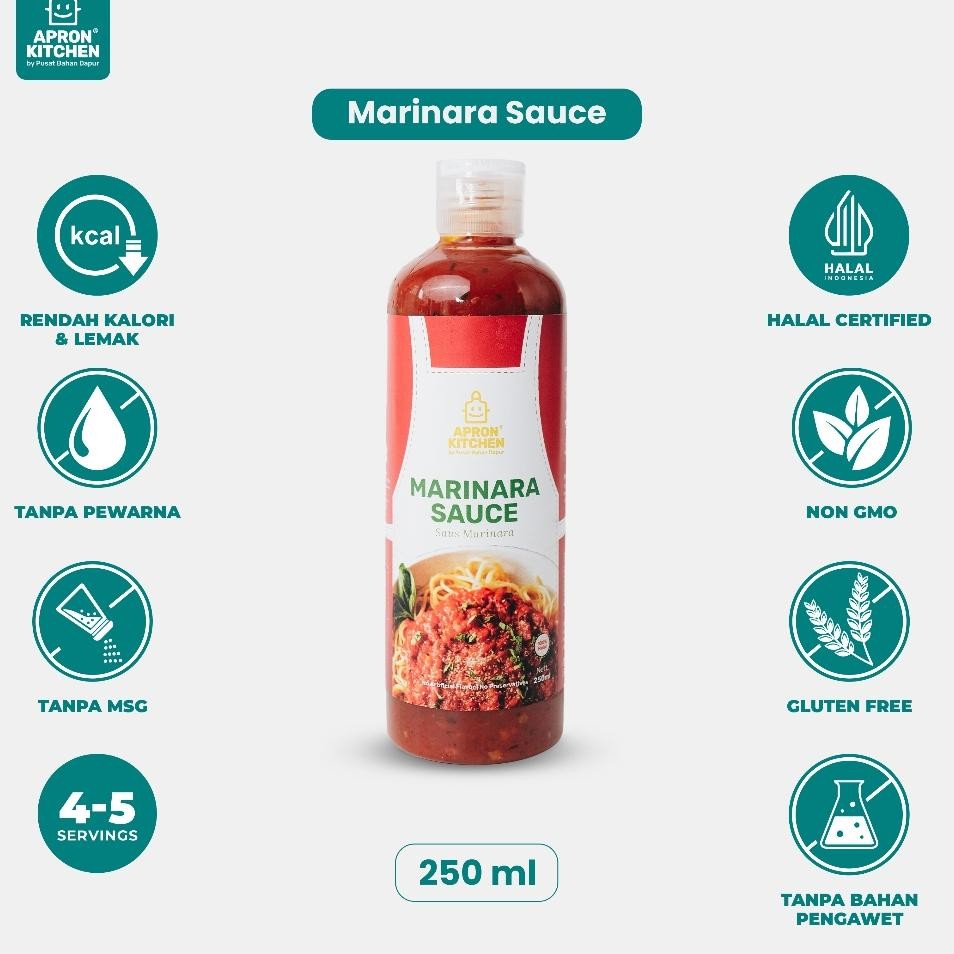 

Apron Kitchen Marinara Tomat Saus Bumbu Masak Pasta Italia