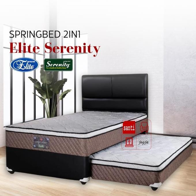 Springbed 2 In 1 Elite Serenity Set 120X200