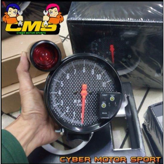 Tachometer Rpm Racing With Shiftlight 5Inch. Tachometer Mobil Hemat
