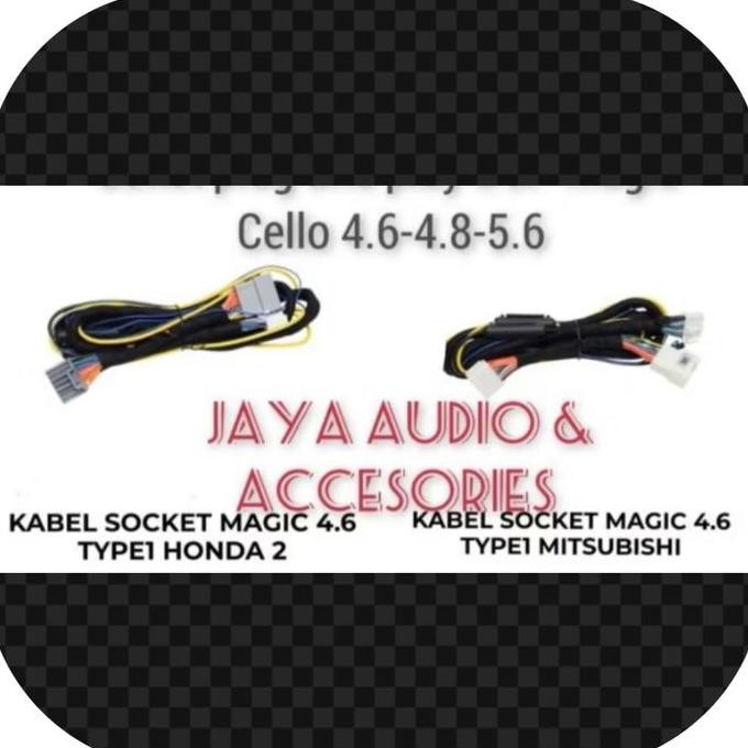 Soket pnp DSP Magic Cello Untuk 4.6-4.8-4.6