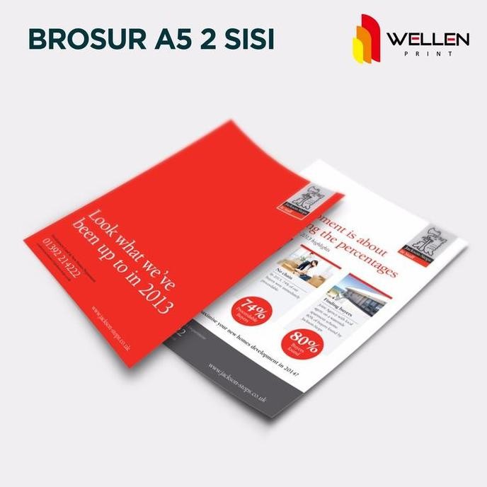 

TERBARU - WELLEN PRINT - Cetak / Print Brosur / Flyer A5 2 Sisi / Dua Muka Art Paper 150 Gr