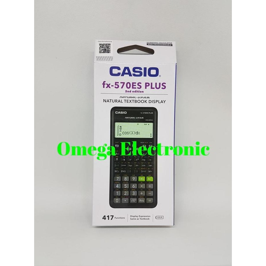 

Casio Fx 570 Es Plus - Scientific Kalkulator Fx-570Es Plus Calculator