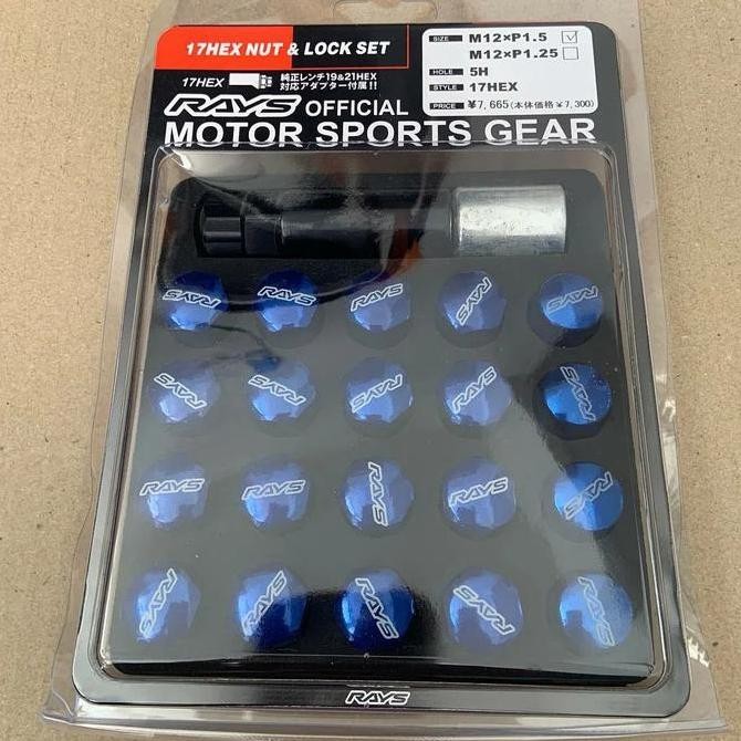 Baut Lugnut Racing Rays 1.5 Kualitas Terbaik Harga Termurah