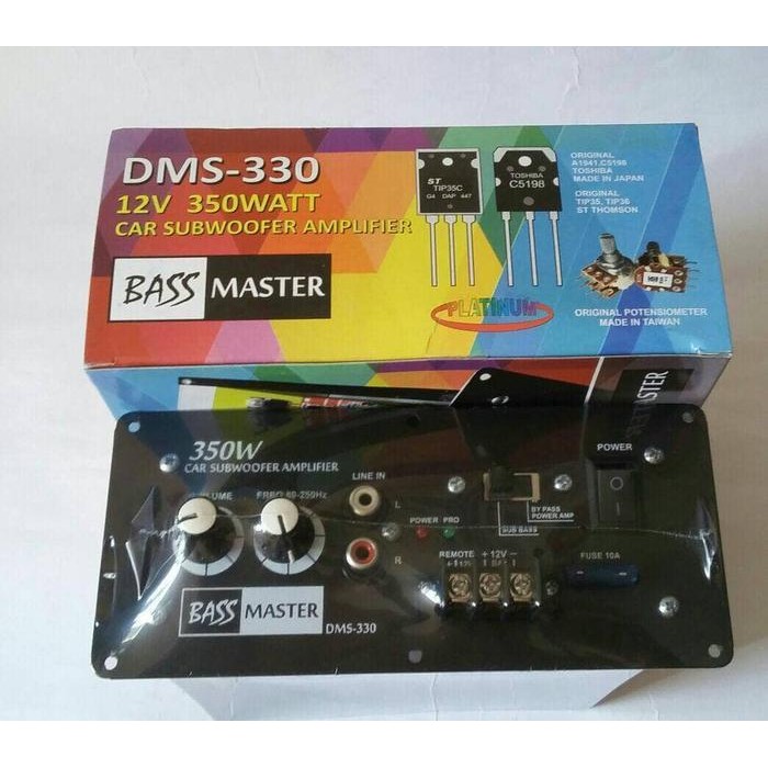 Power Kit Bass Monoblock Bass master DMS-330 350 Watt..
