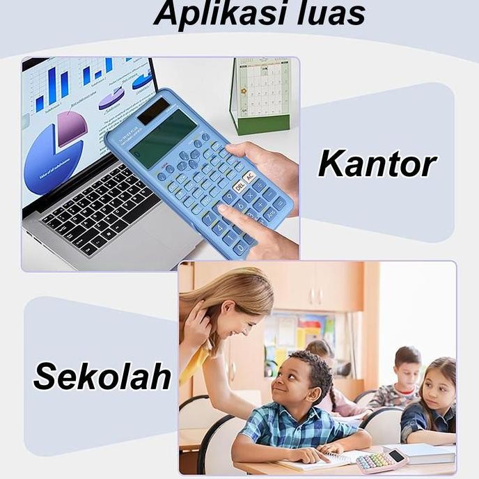 

Kalkulator Scientific Ilmiah Fx-991Ex/991Es-Plus Calculator Scientific Kalkulator Scientific 417 Fungsi/Dua Sumber Tenaga Baterai Dan Tenaga Matahari/40 Konstanta RumusHitam\Biru\Pink