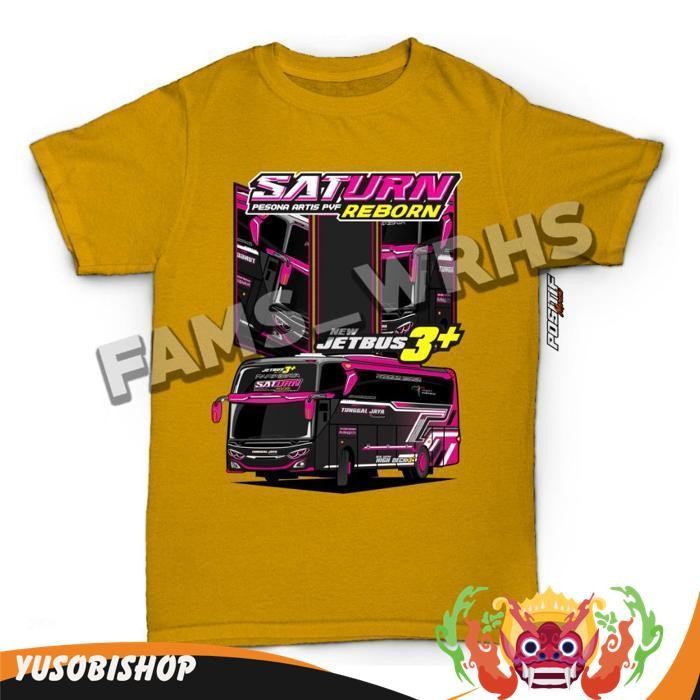 Baju Kaos Anak Bus Saturn Reborn Kaos Bus Kaos Truk Laki Perempuan | Jawa Timur