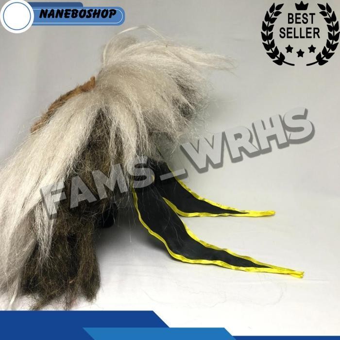 Topeng Macan Reog Ponorogo Bahan Kulit Asli Variasi Macan Coklat Murah