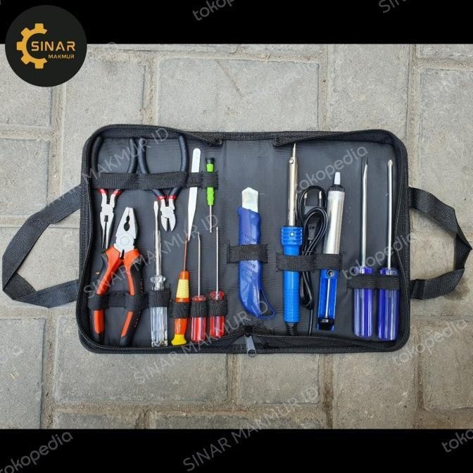 TOOLKIT ELECTRICAL 10PCS/SET SANDS PERKAKAS SOLDER KELISTRIKAN RUMAHAN