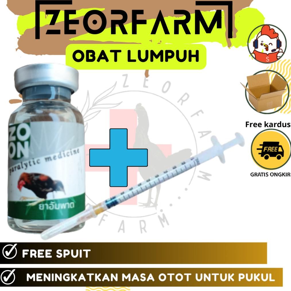 Berkualitas Obat Ayam Lumpuh Inject Ampuh Free Spuit Promo