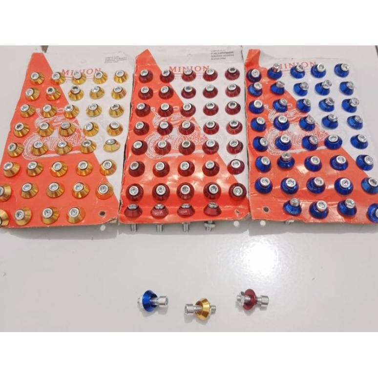 Terbaru Cod Baut Monel Baut L 10 Kerucut / Baut Kerucut 6Mm Set Ring + Monel Cnc / Baut Drat 10 Kunc