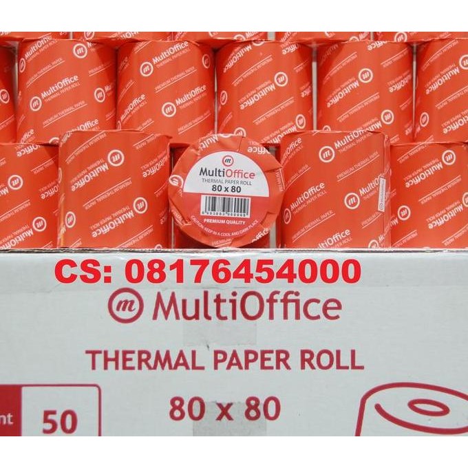 

TERMURAH - Jual kertas thermal 80x80 kertas roll parkir