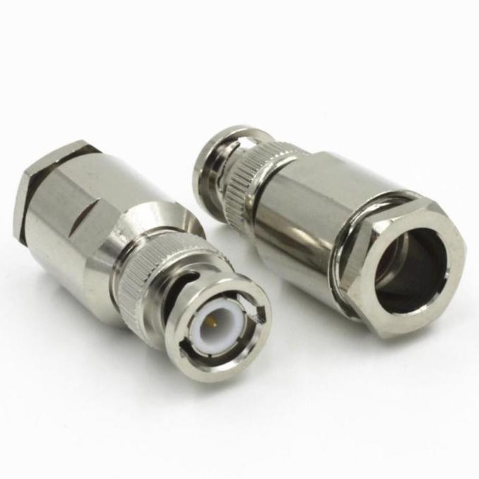 SIAP KIRIM KONEKTOR BNC MALE CLAMP KE KABEL RG214 RG8 LMR400 BERKUALITAS
