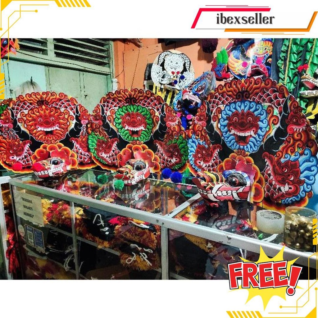 Barongan Smp Cat Brush / Barongan Anak / Caplokan / Pecut / Pecut Bopo / Ganongan / Bujang Ganong Co