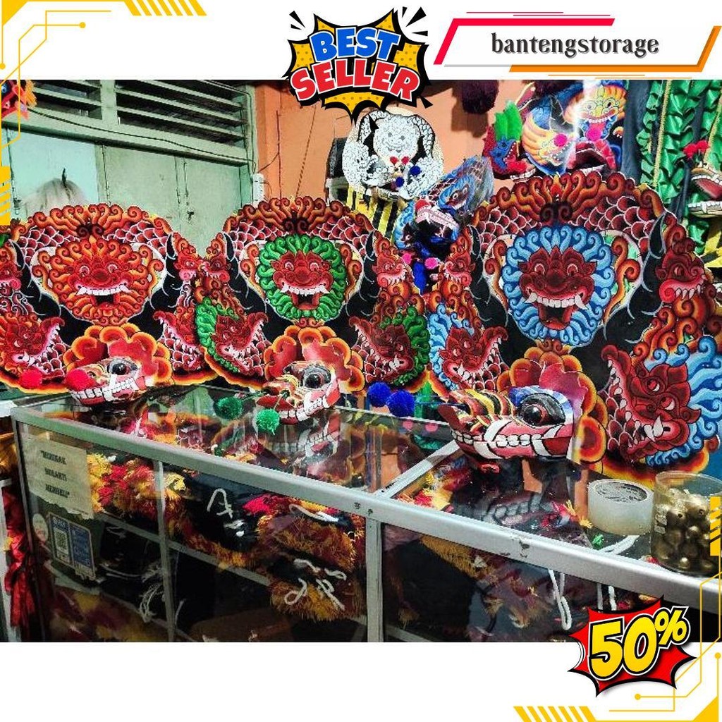 Barongan Smp Cat Brush / Barongan Anak / Caplokan / Pecut / Pecut Bopo / Ganongan / Bujang Ganong Te