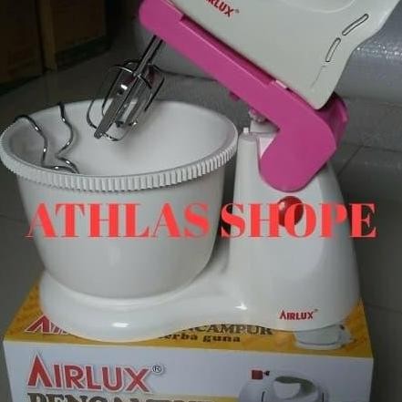 Airlux Stand Mixer 3062 - Mixer Kom Split Bowl Elektrik Untuk Roti Kue Donat