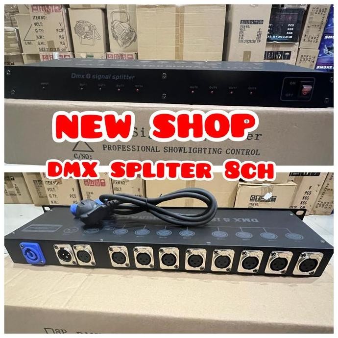 SIAP KIRIM DMX SPLITTER 8 CHANNEL LIGHTING | PEMBAGI SINYAL DMX512
