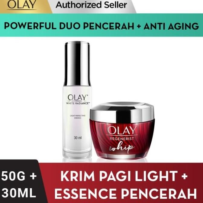 TERBARU - LEBIH HEMAT Olay Whip Power Duo Pencerah dan Anti Aging